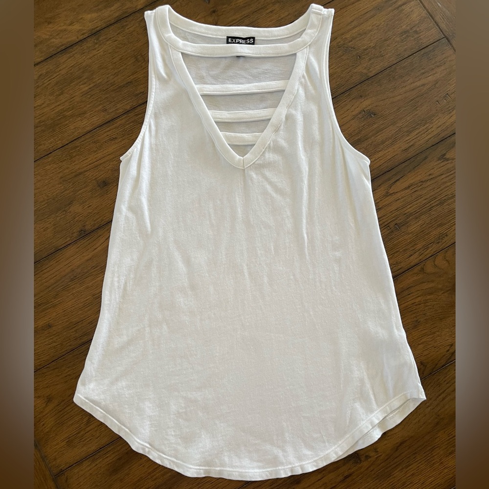 Cut out design tank top
